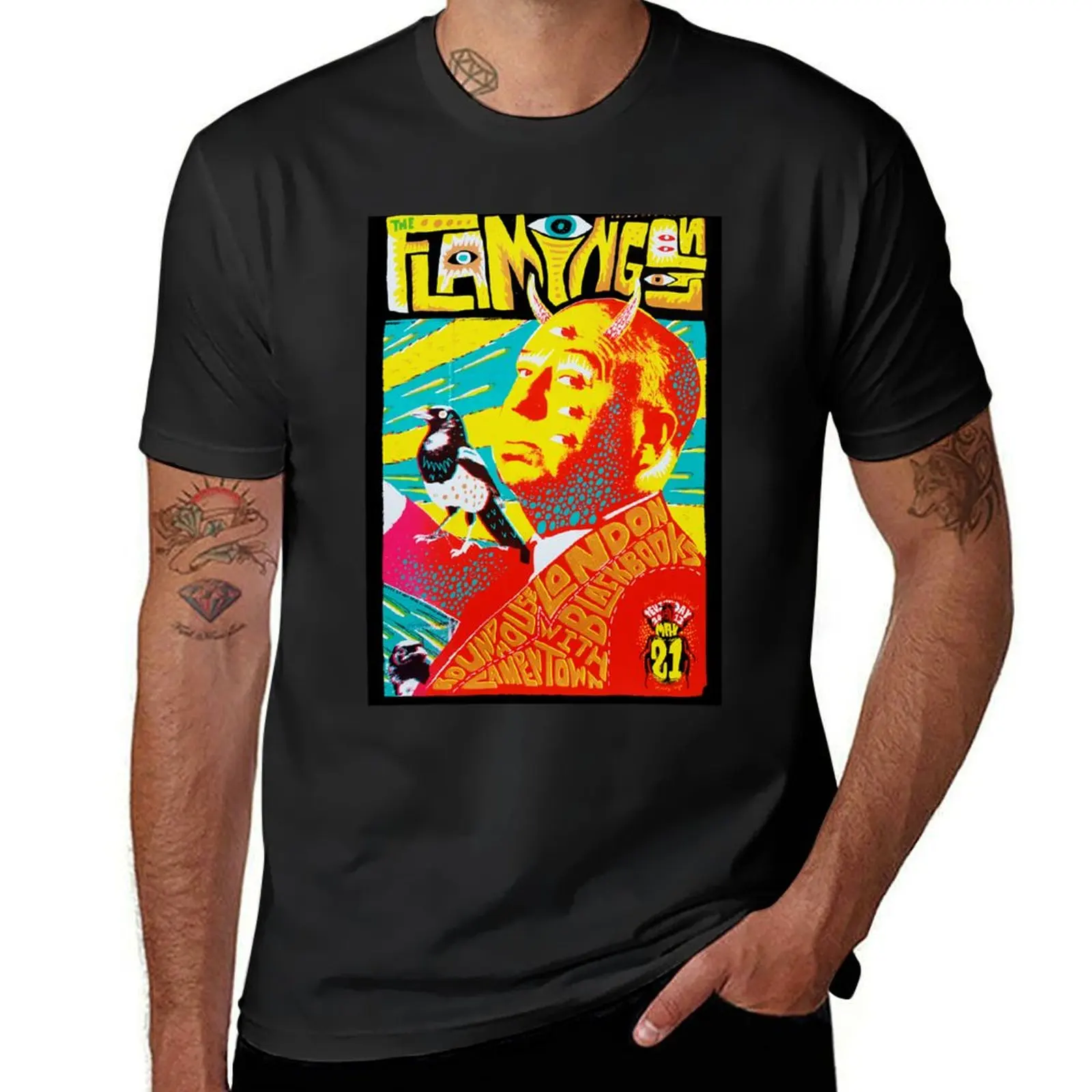 Flaming Lips London T-Shirt customs oversizeds tops oversized t shirt men