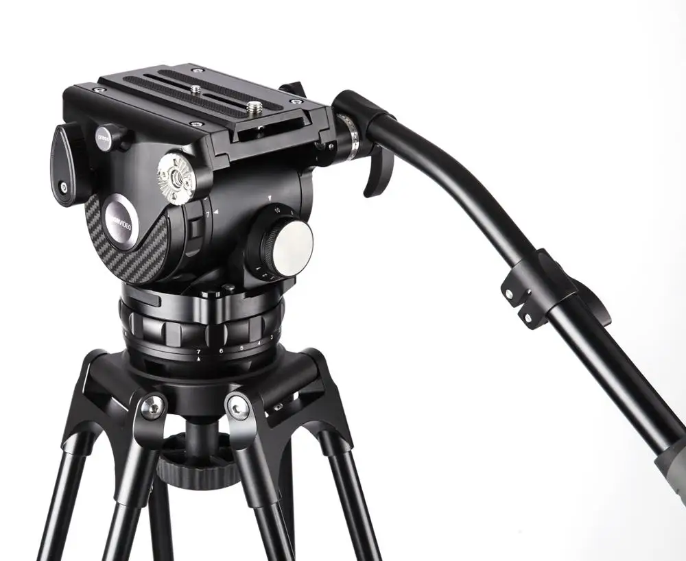 Advanced Professional 100mm Bowl Diameter Fluid head Tripod with soft bag from sunrise