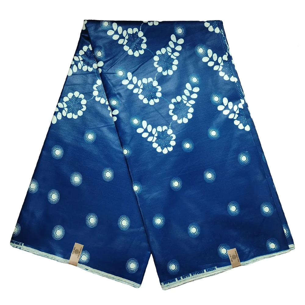 

New Hot Sale AfricanJava Wax Fabric Cotton Material Nigerian Ankara Batik Tissu Wax High Quality Loincloth for Dress H6-429-1