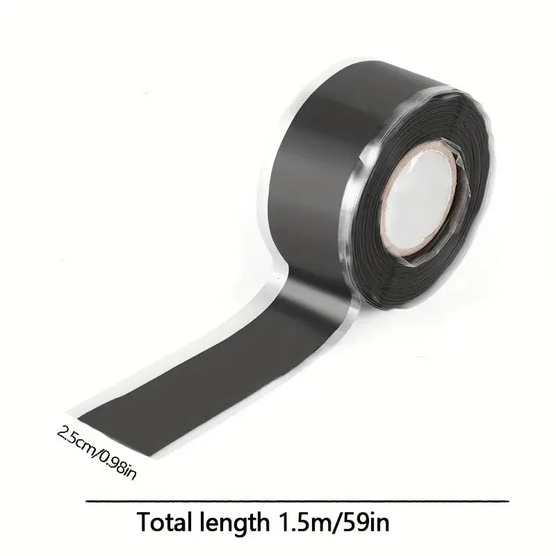 Super Strong Fiber Waterproof Tape Stop Leaks Seal Repair Tape Performance Self Fix Tape Adhesive Sealing Tape 1.5m x 2.5cm
