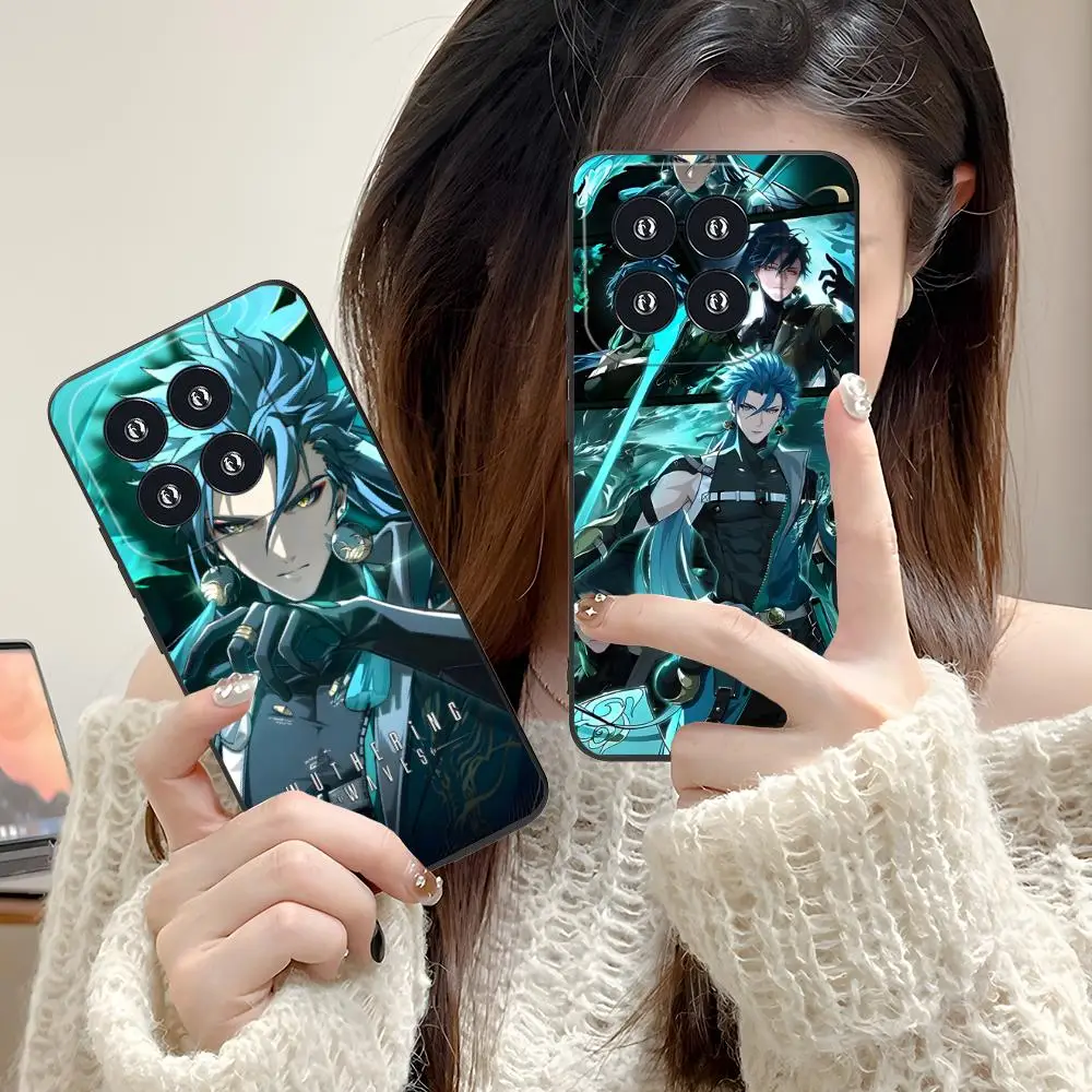 Wuthering Waves Jiyan Phone Case for Xiaomi 15 14 13 12 Mi 11 T Ultra Lite Pro S X 5G Colour Printing Cover Cover Pretty Luxury