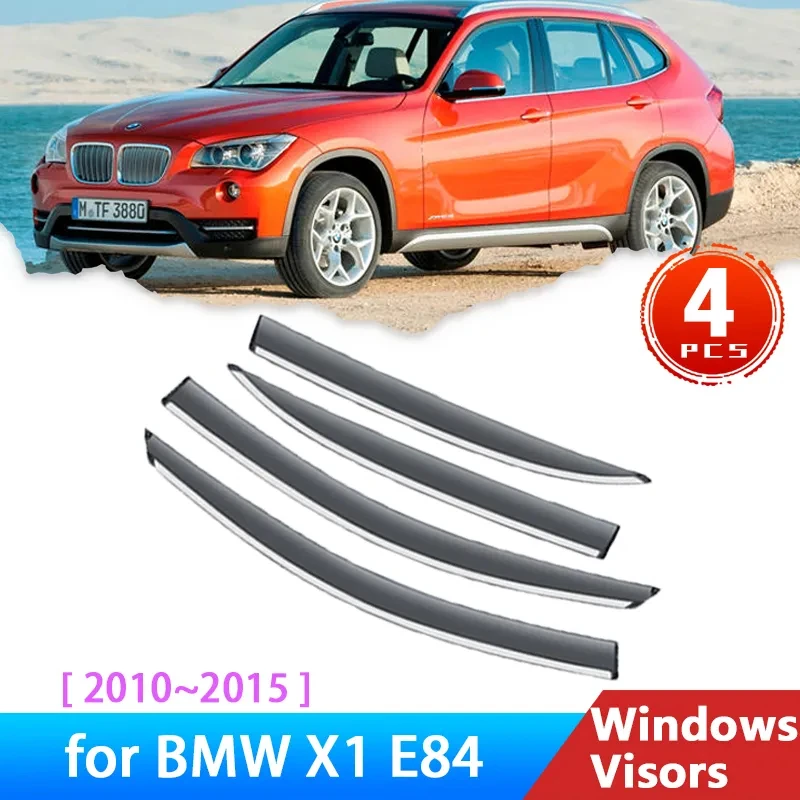 

Ветровое стекло для BMW X1 E84 2010 ~ 2015 2011 2012 2013, аксессуары, дефлекторы, козырек для боковых окон автомобиля, козырек, шило, отделка от дождя, солнца, ветра