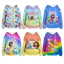 Gabby Dollhouse Hoodies Gabby Cats Toddler Children Summer Spring Hooded Girls Boys Kids Sweatshirt Costume Clothing