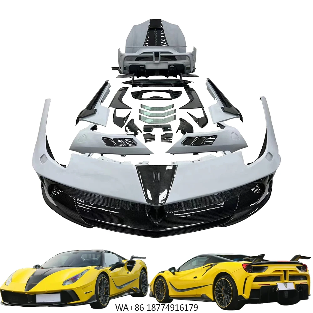 

Для комплекта кузова MSY для обновления GTB/Spider 488 — углеродное волокно