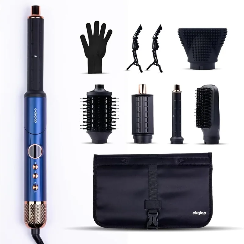 

Air Styling & Drying System, Powerful Hair Dryer Brush & Multi-Styler with Auto-Wrap Curlers, Paddle Brush, Oval Brush