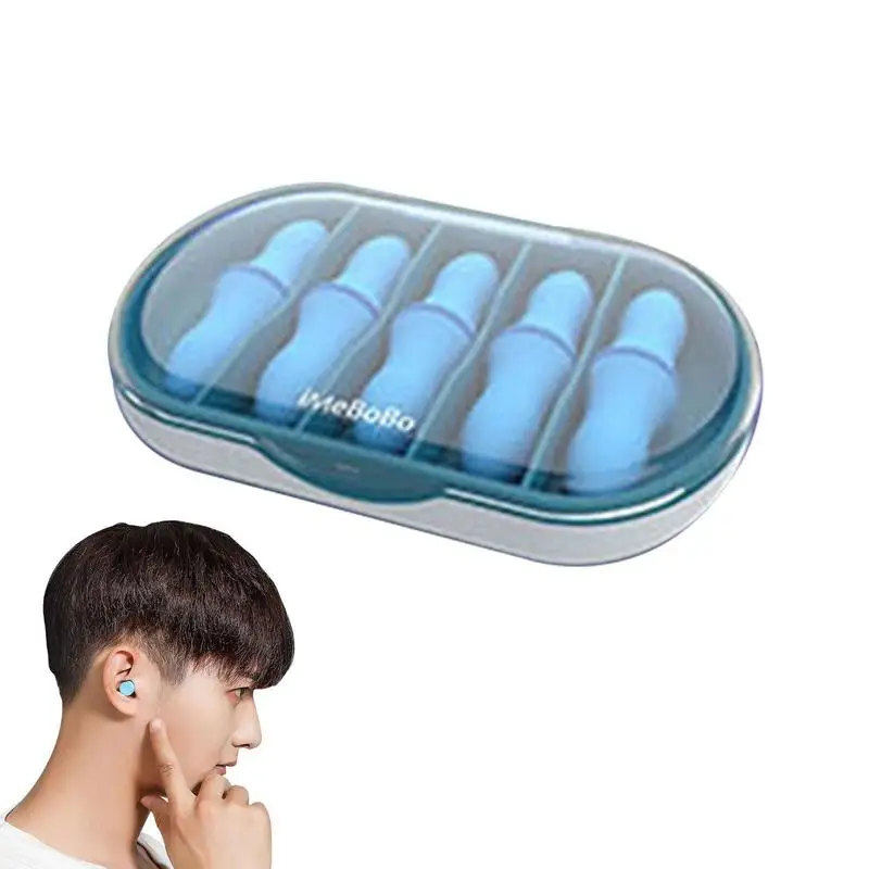 ฉนวนกันความร้อนตัดปลั๊กอุดหู Muffs หู Self-Defense Sleeping หูปลั๊กการรักษาความปลอดภัย Bulletproof ป้องกัน Dormir