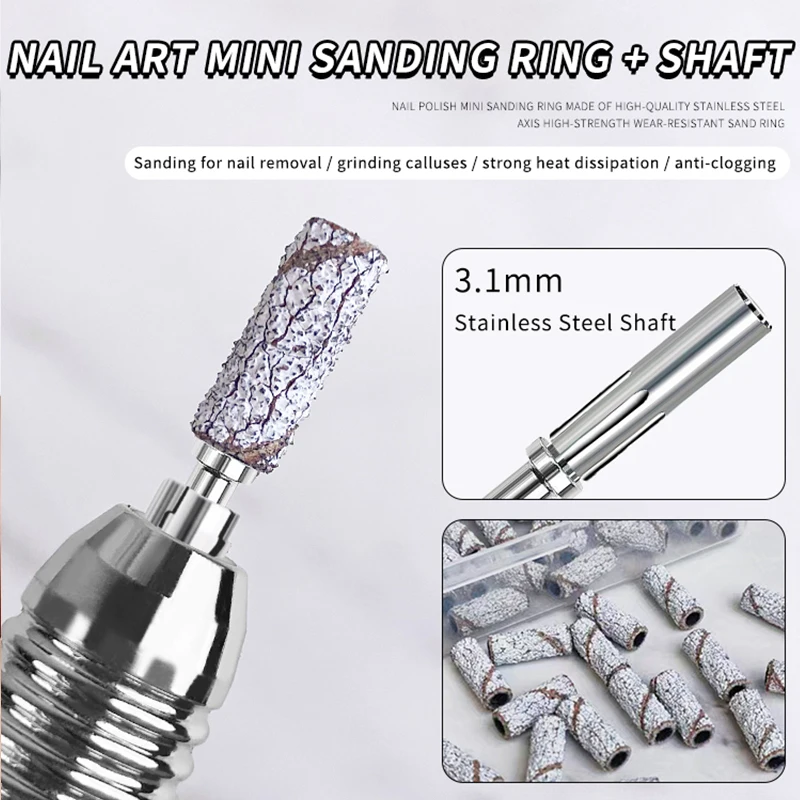 عصابات صنفرة الأظافر، غطاء صغير - طرف صنفرة أداة مثقاب، لوازم المنتجات، ملحقات تقنية الأشياء