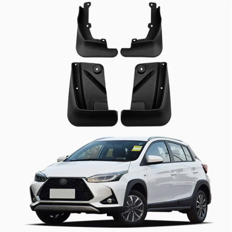 

Anti-sand Car Fender Auto Parts For Toyota Yaris L X 2020 2021 2022 2023 Black PP Splash Mud Guard Skin Accessories Tools