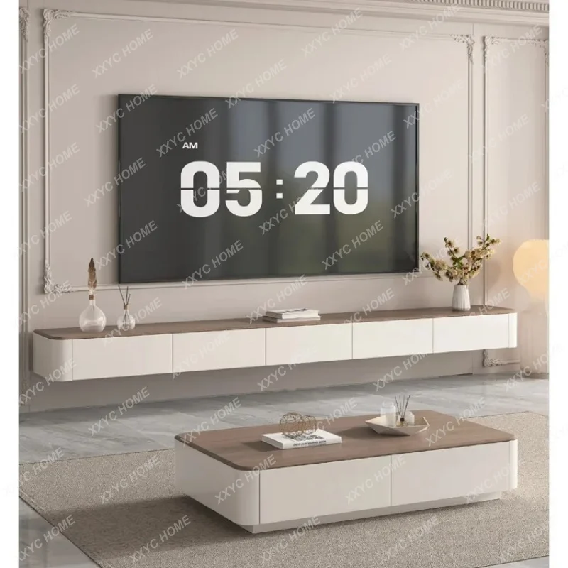 XX Cream Wind Tv Table Display Luxury Living Room Universal TV Cabinet Modern  Hallway Trendy Archivadores Salon Furnit