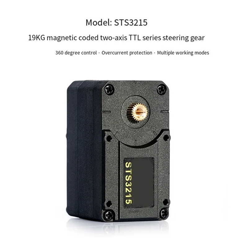 -MEOF 7.4V STS3215 Servos For SO-ARM100 Robotic Arm 19KG High Torque Intelligent Bus Servo TTL Programming With FE-URT-1