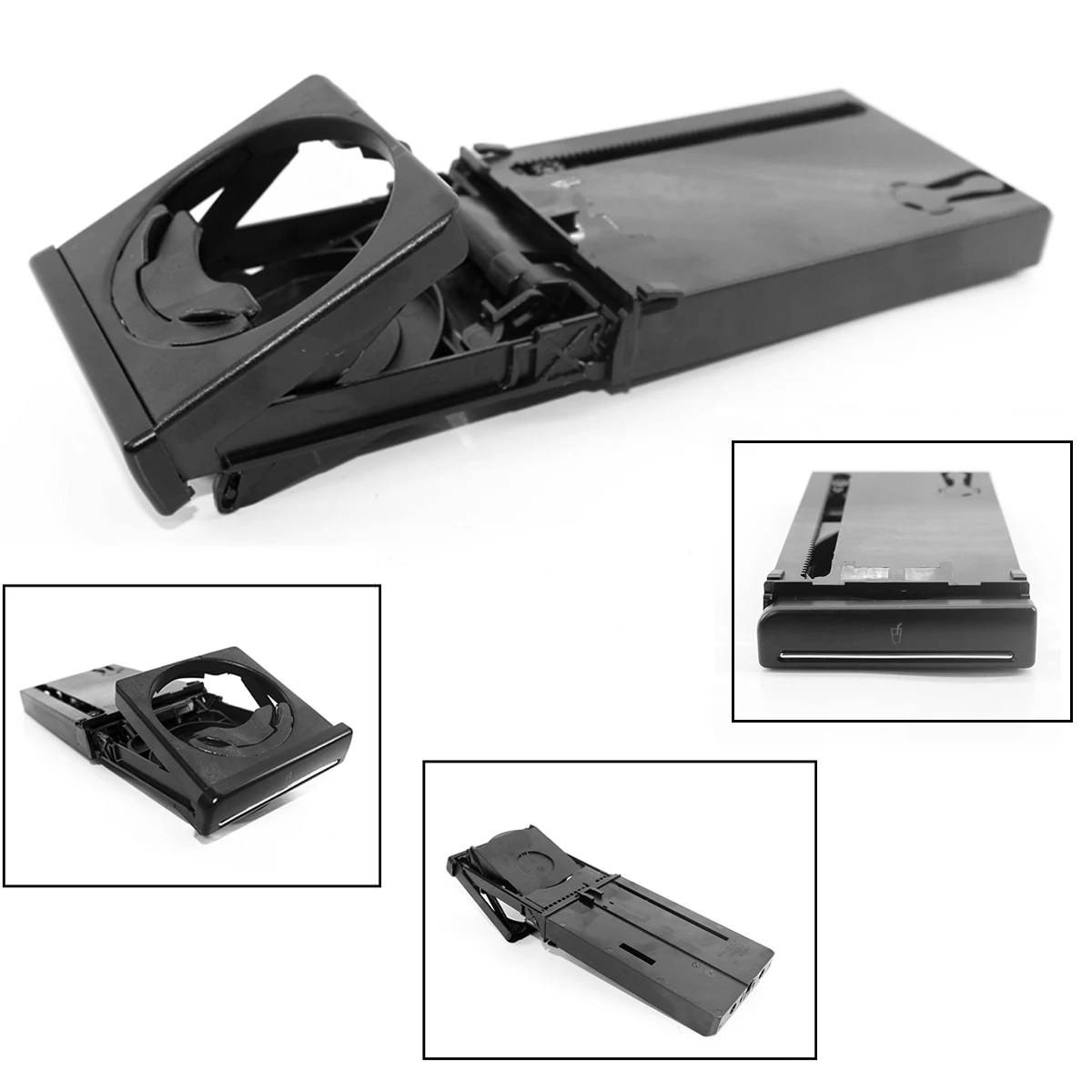 

Car Dash Center Cup Drinking Holder Assembly Sliding for AUDI A4 S4 RS4 B6 B7 2002-2008 RHD Right Hand Drive Accessories