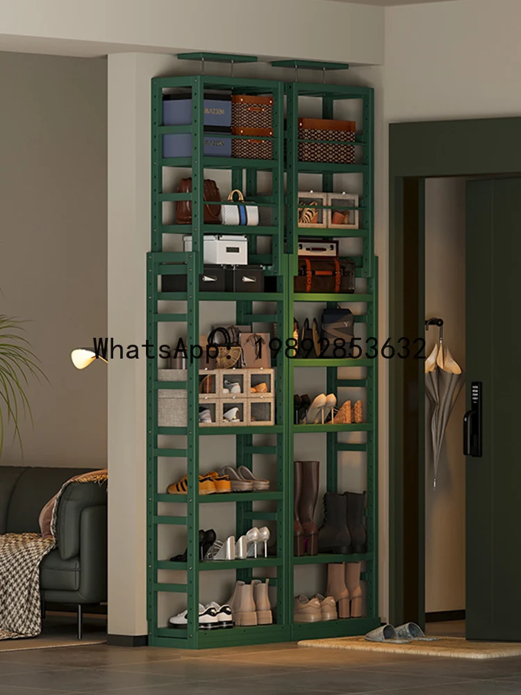 ZZ Home Solid Wood Shoe Rack Indoor Multi-layer Storage Shoe Cabinet Space-saving Entryway Simple Multi-functional Storage
