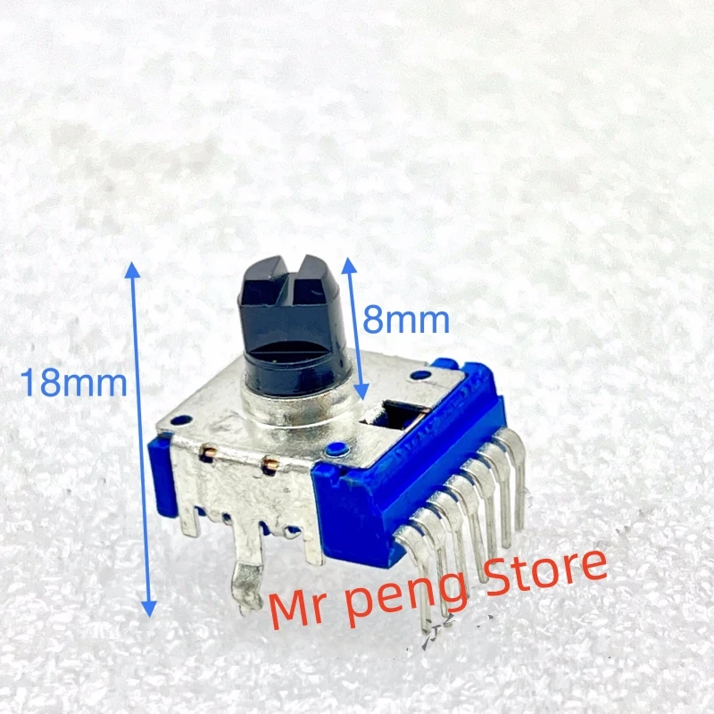 1pcs for RK14 Potentiometer B103 Electronic organ B10K Volume adjustment Rotary potentiometer single row 7 pin shaft length 8MM