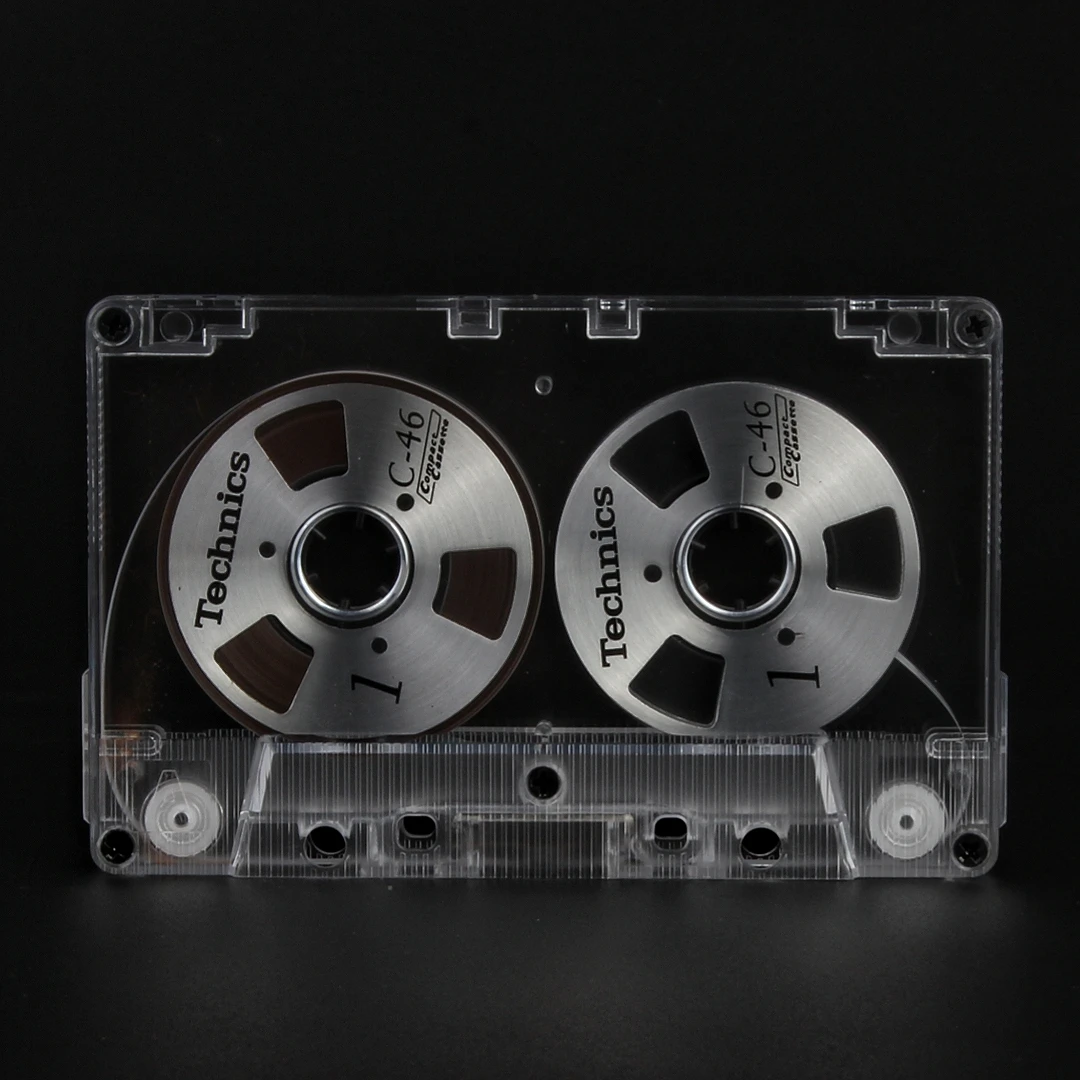 DIY Homemade Technics National Reel Cassette 46 Min Blank Audio Cassette Tape