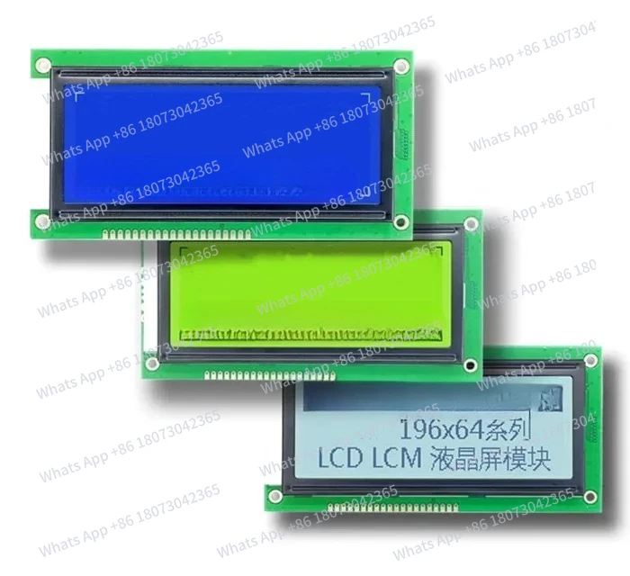 

4,37-дюймовый 20-контактный графический ЖК-модуль 19264A-1 с подсветкой, контроллер KS0108B/KS0107, параллельный интерфейс 3,3В/5В
