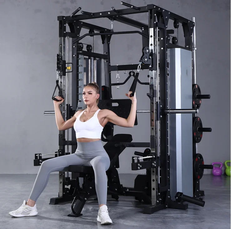 Commercial fitness equipment Smith machine multi-functional trainer fitness machine bench press squat rack