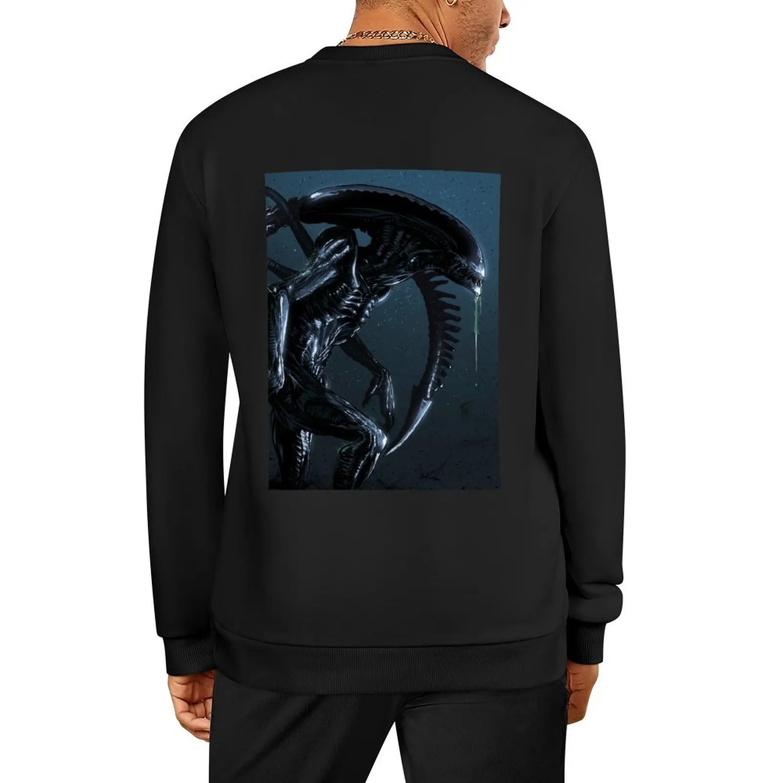 

Xenomorph Alien Pullover anime clothing men's sweat-shirt tracksuit men men's winter sweater men's sweatshirt