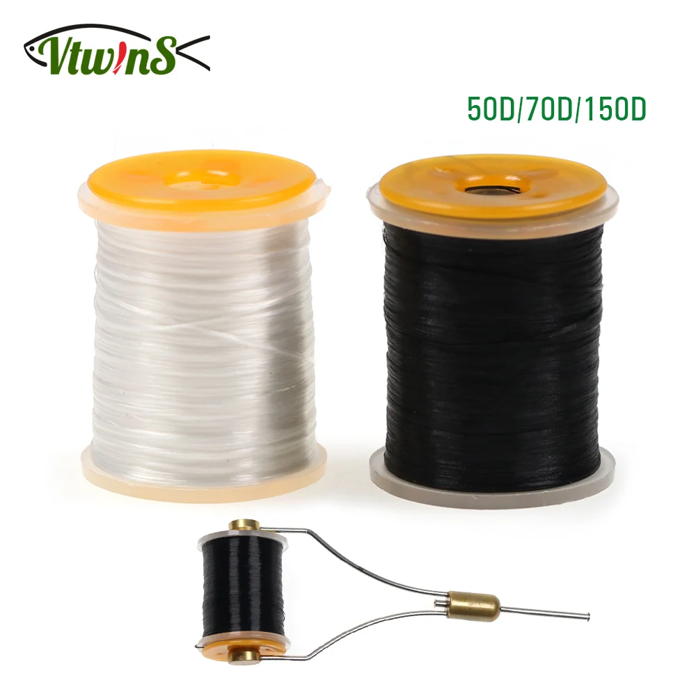 

Vwtins 50D 70D 150D Fly Tying Thread Standard Bobbin Polyester Filaments Thread Trout Bass Pike Saltwater Flies Tying Material