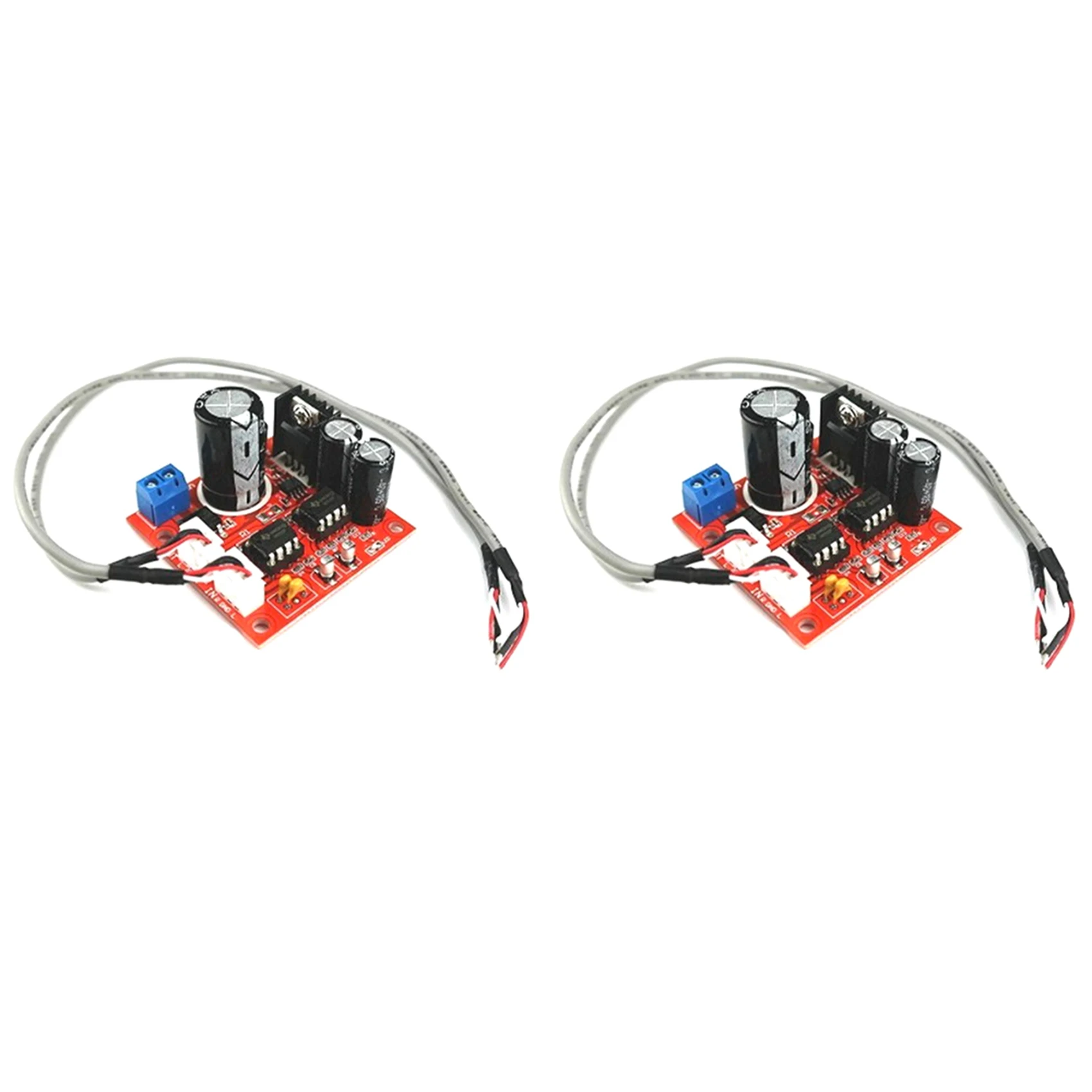 2X Doppio NE5532 Preamplificatore Scheda Amplificatore Audio Macchina per Film Stereo Preamplificatore 8/16/35Mm Per Vecchi Film Proiettore-BCBW