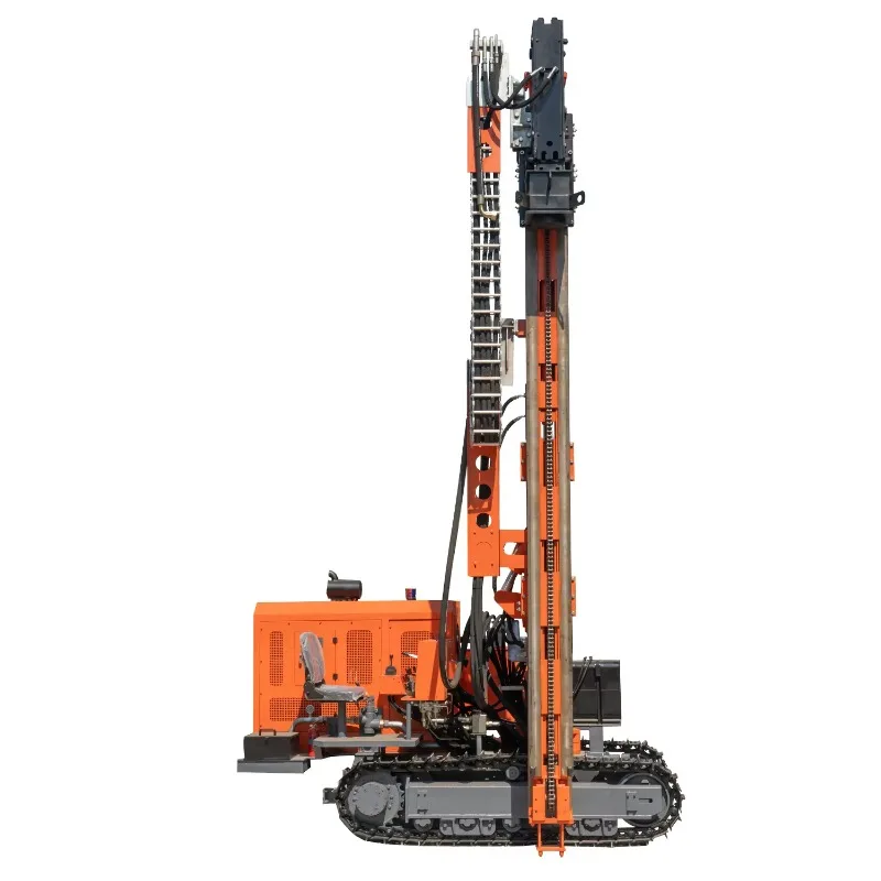 Solar Piling Rig Hydraulic Motor Auger Drill For Ground Screw Foundation Photovoltaic Power Plant Mounting System Driver