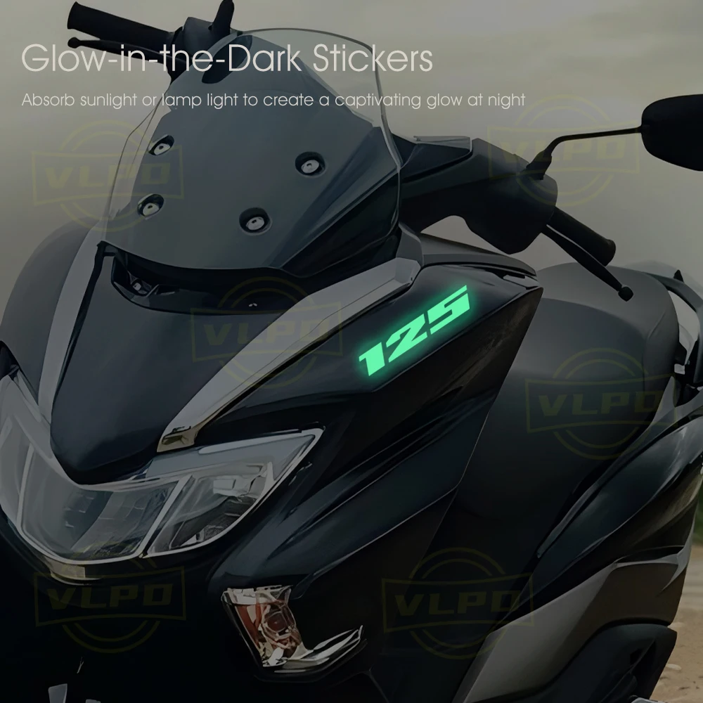 Motorcycle Stickers Waterproof Decal for SUZUKI Burgman 125 Sticker Burgman125 Accessories 2006 207 2008 2009 2010 2011 2012