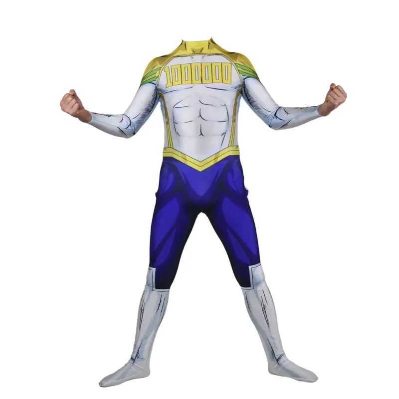 Uma limillion mirio togata meu herói academia cosplay traje pele zentai bodysuit festa de halloween terno