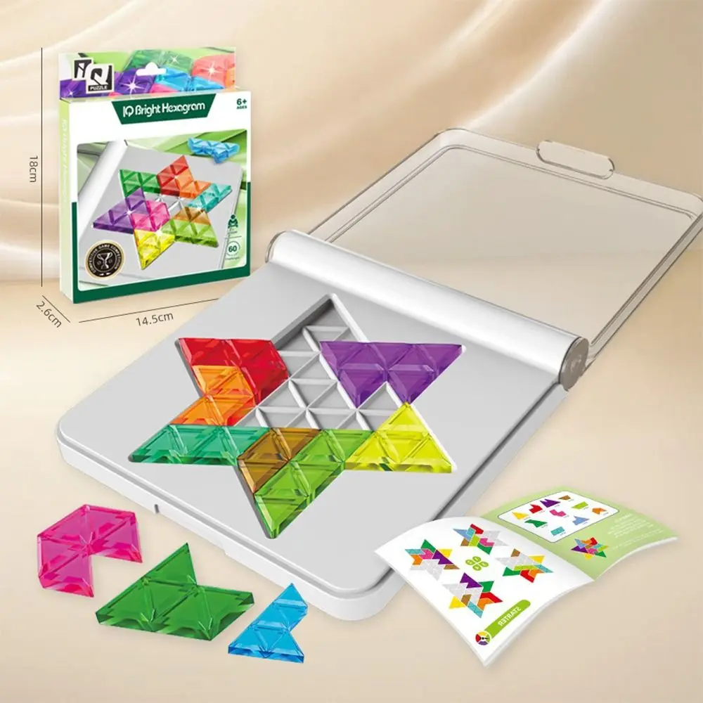 Puzzle 3D coloré pour enfants, blocs de construction de compétences, 60 modes de jouet à défi, jeu de casse-tête, cadeau