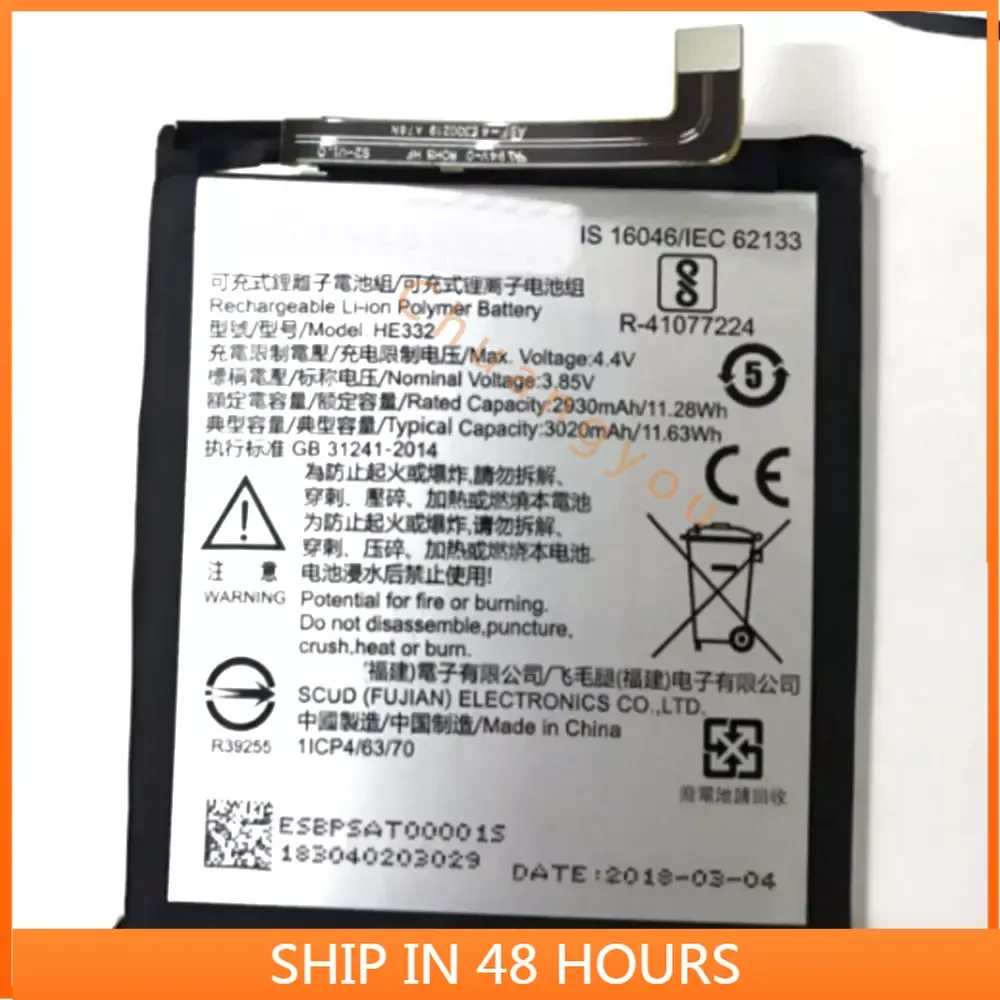 

Аккумулятор нового размера 2930 мАч для S2 fs8010 AQUOS s2 HE332 + инструменты