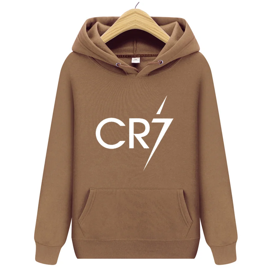 Cristiano Ronaldo Hoodie CR7 พิมพ์StreetwearฟุตบอลฟุตบอลStarผู้ชายผู้หญิงแฟชั่นเสื้อHoodies Tops Pullovers