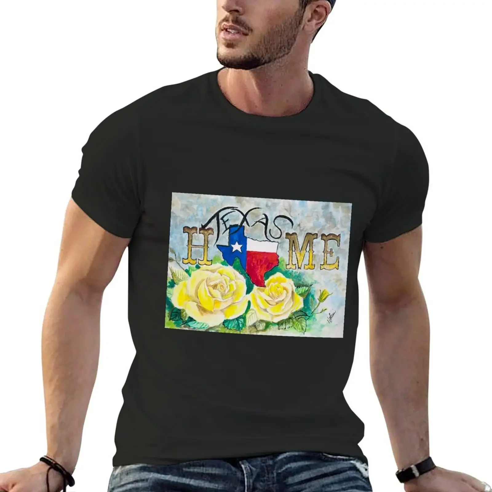 

Texas home T-Shirt sublime Aesthetic clothing oversized graphic tee Short sleeve tee men