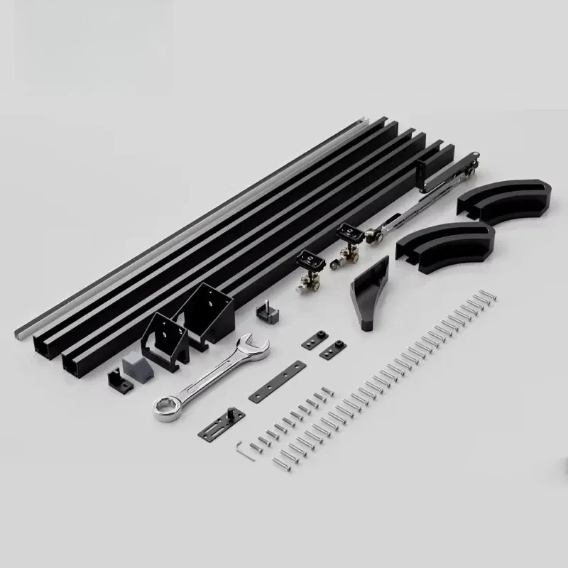 Latest Hardware Hidden Inner Soft Close Flush Sliding Door Roller System