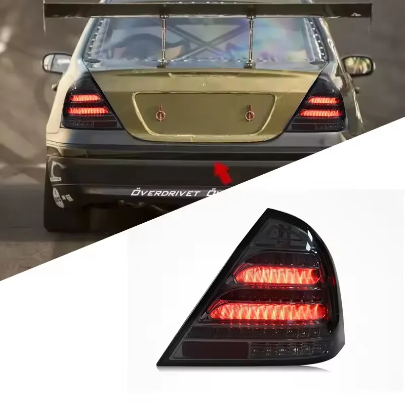 

Fit for Benz C class taillight assembly 2000-2006 Benz W203 taillight modified to LED brake light rear light