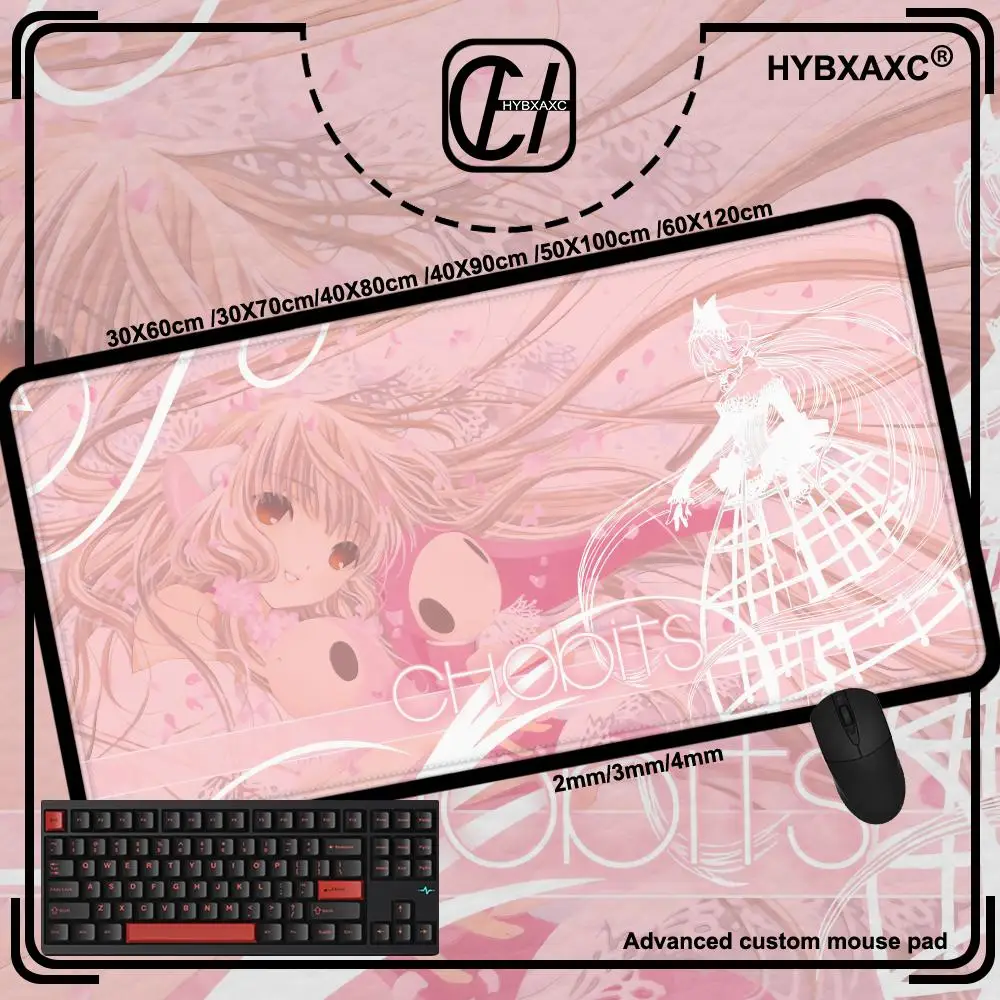 

New Beauty Girl Mouse Pads Anti-slip Dining Table Mat Cute Secondary Yuan Anime Chobits Office Game Computer Keyboard Pad