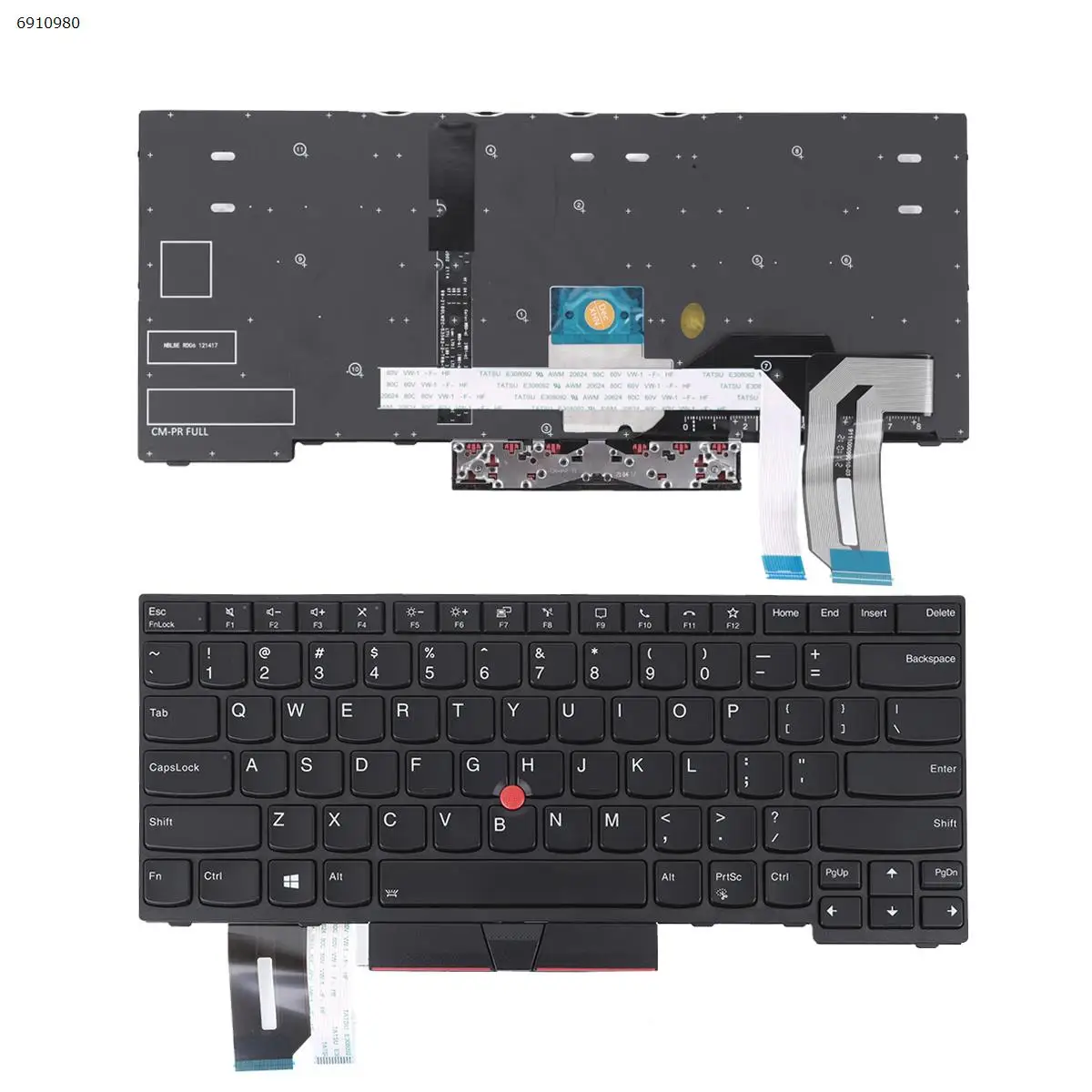 

US Laptop Keyboard for Lenovo ThinkPad T14 Gen 1 2020 20S1 20S2 S0S3 Black with Backlit & Point Stick