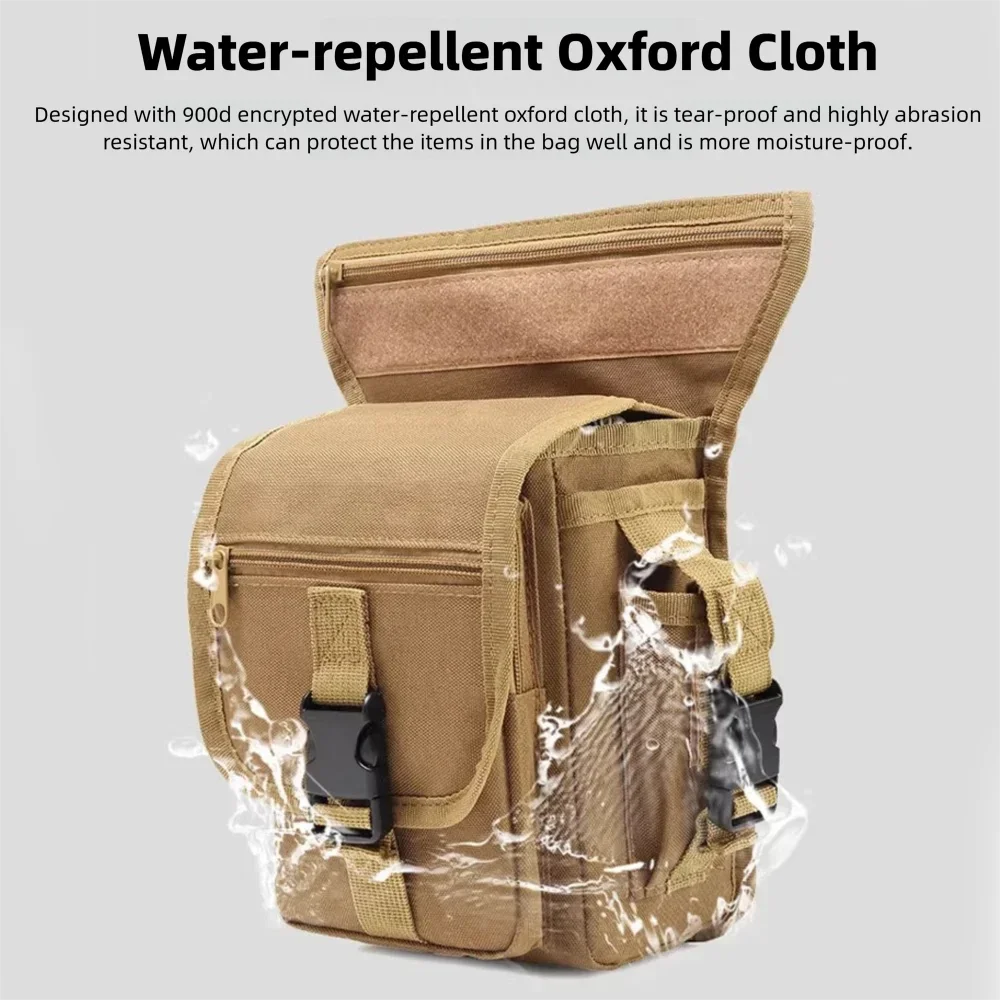 Waist Bag Motorcycle Drop Leg Bag for Man Woman Outdoor Waterproof Fanny Pack Multifunction Adjustable Belt Moto & Biker Bags