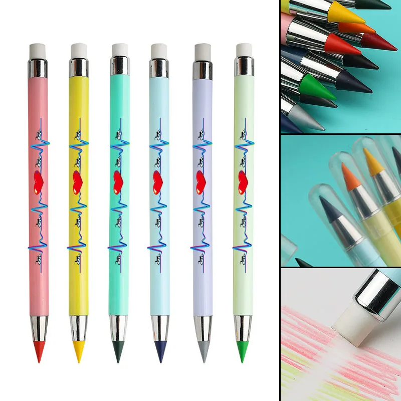 12 pieces of medical electrocardiogram elements, eternal pencil, Life Guardian, colored drawing pen, Nurses' Day gift stationery