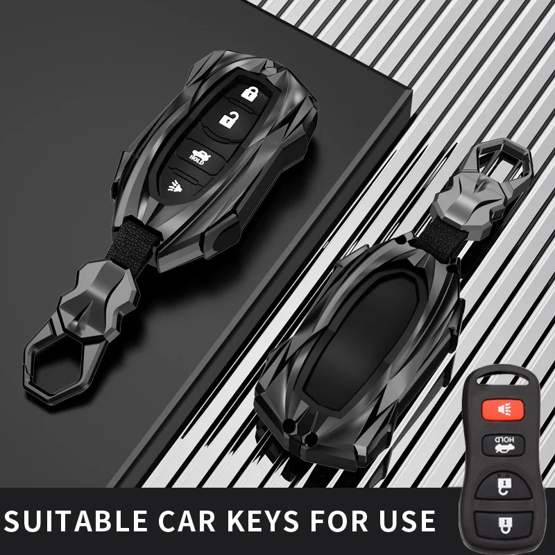 يصلح لنيسان مفتاح حافظة غطاء السيارة سلسلة حلقة غطاء قذيفة فوب 350Z فيرسا ماكسيما ألتيما روج أرمادا سنترا مورانو كويست إنفينيتي