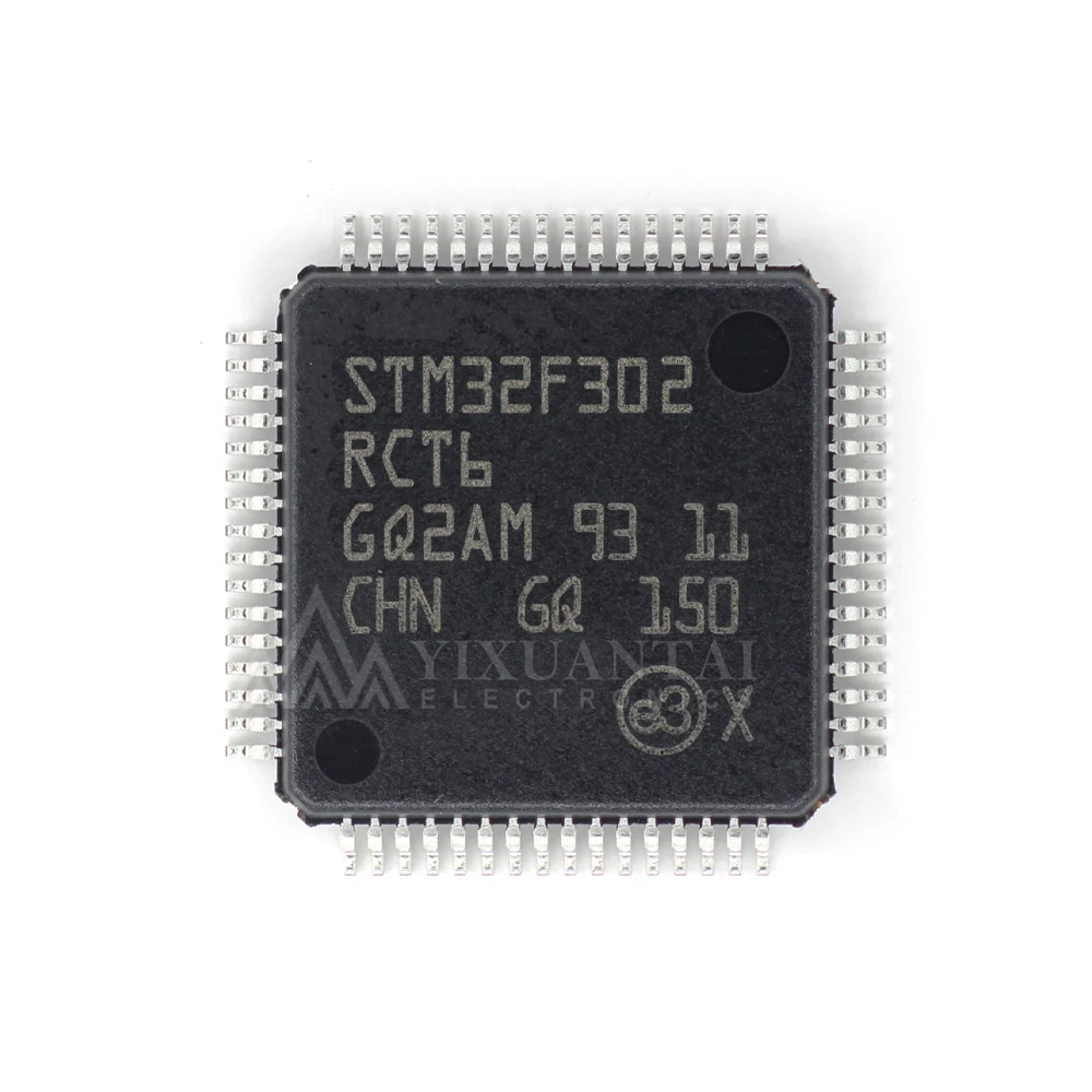 

5pcs/lot NEW STM32F302RCT6 Mixed Signal 32-Bit Microcontroller MCU IC LQFP 64-Pin 256KB Flash Embedded Control Chip