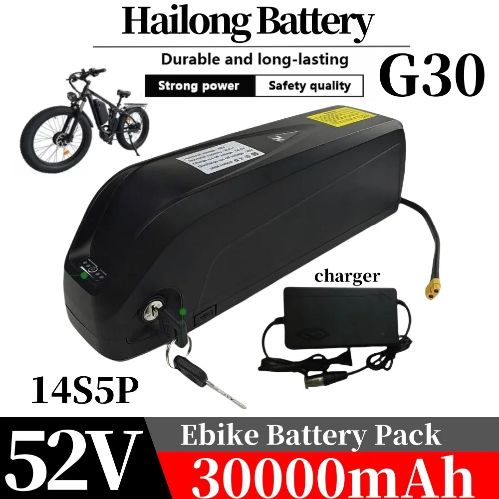 NEW For Hailong G80 52V 30Ah suitable suitable for various electronic devices, transportation equipment 18650 battery pack 750W