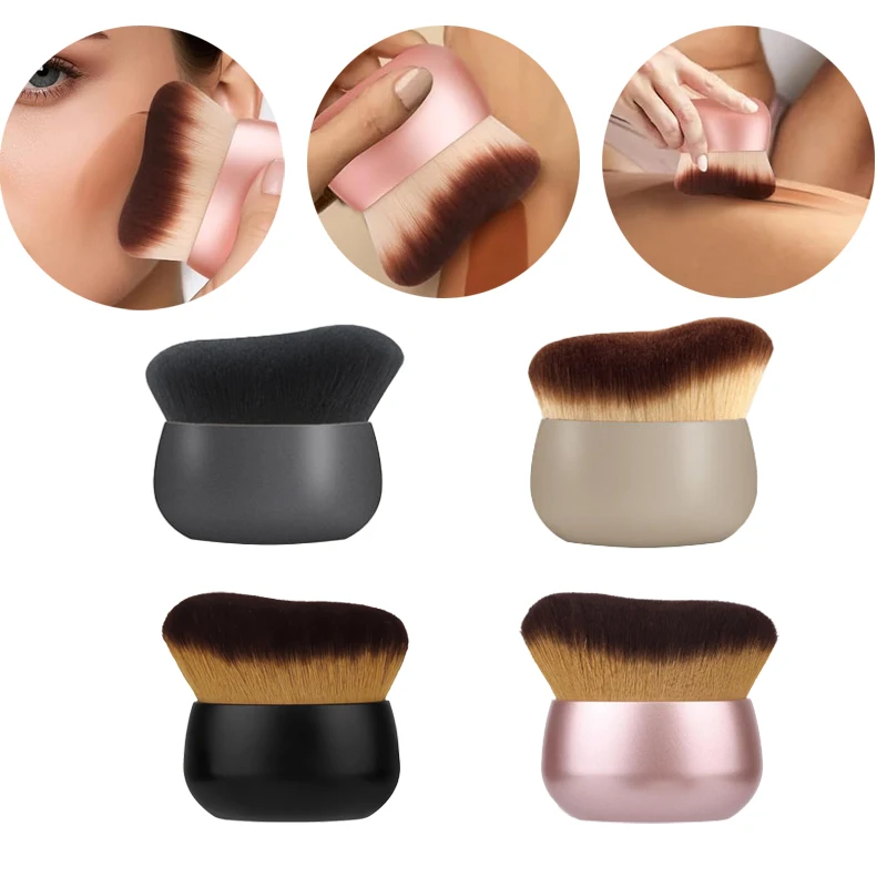 1PCS Soft Body Makeup Brush Extra Large Multifunctional Self Tan Back Applicator 65mm Wide-headed Professional Kabuki Brush