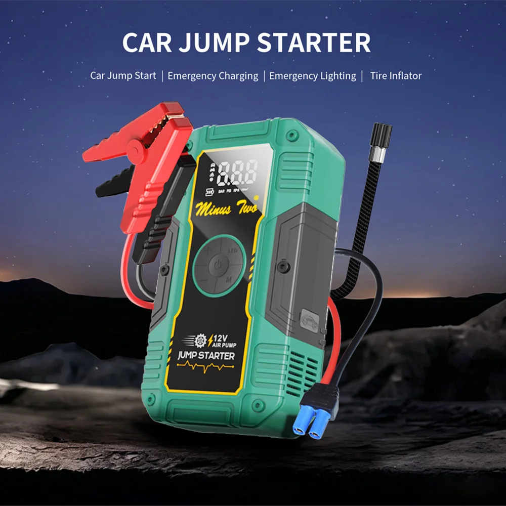 Wireless Peak Car Jump Starter, Portable Emergency Booster & Car Power Supply, All-in-One Backup Power for Vehicle SUV Truck