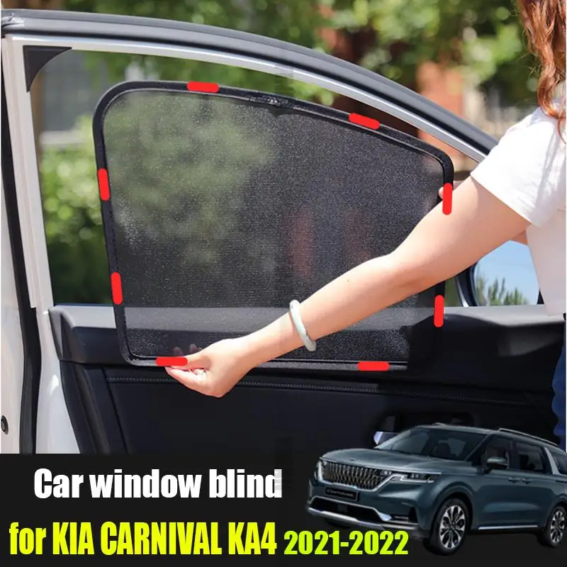 

For Kia Carnival Sedona KA4 2021-2023+Mosquito-proof sunscreen sunshade for car windows Sunscreen for windows