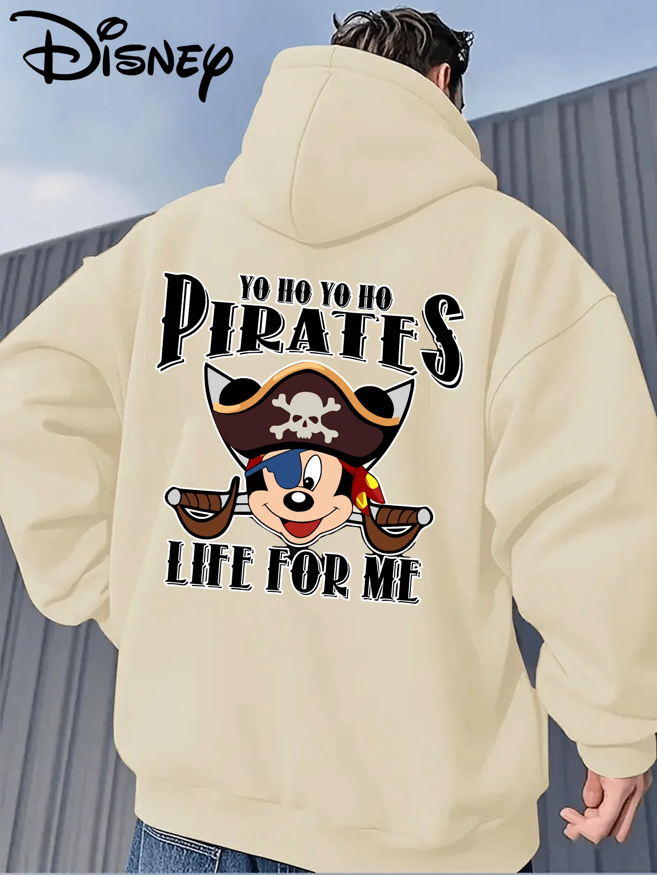 ديزني ميكي ماوس الرجال هوديي الخريف الشتاء عارضة للجنسين البلوز البلوز رياضية الملابس هودي المتضخم الشارع الشهير