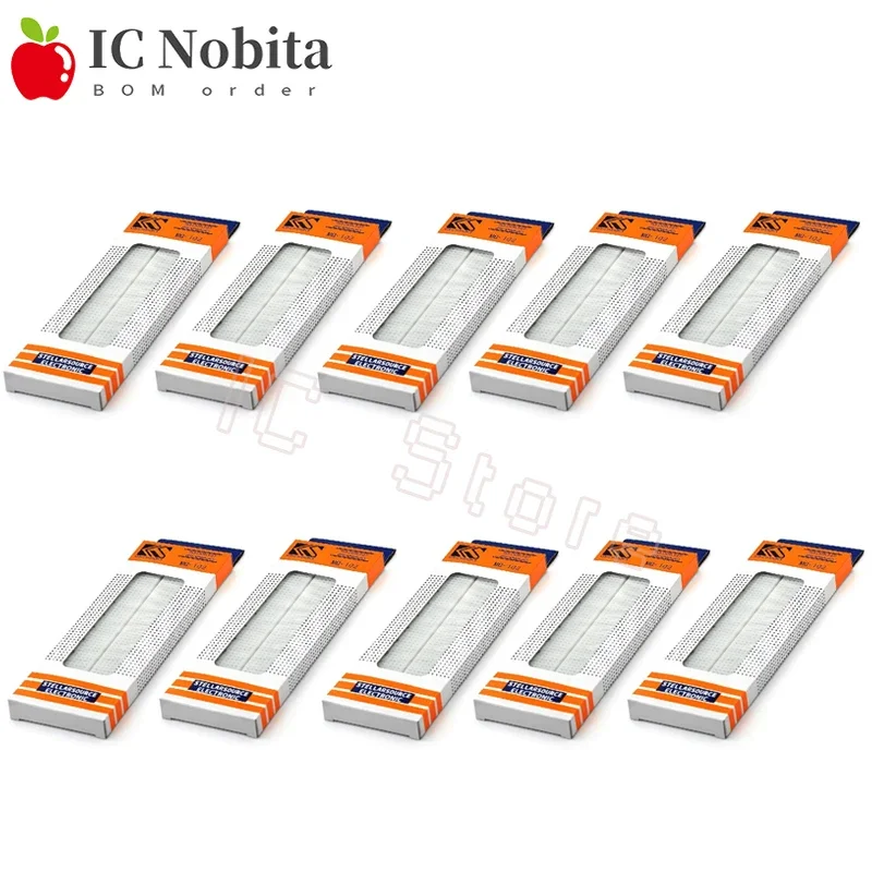 10PCS MB102 Breadboard 830 Point PCB Bread Board MB-102 Test Develop DIY Kit