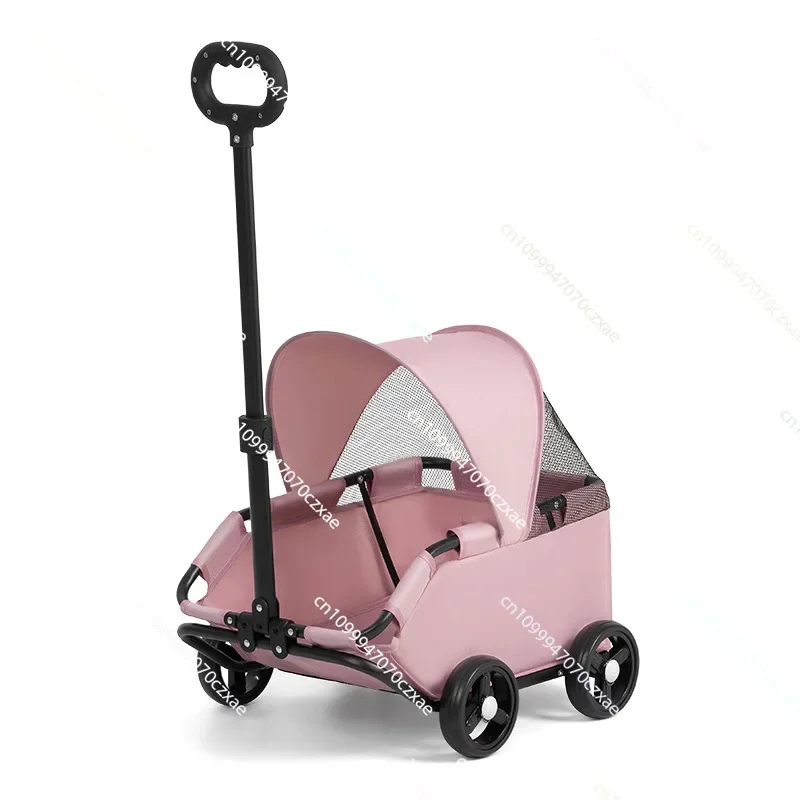 

Outdoor Small Pet Cart, Suitable for Dogs and Cats, Teddy, Light and Foldable When Going Out