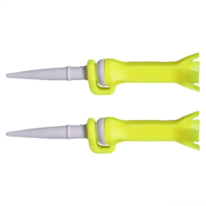 31BE 2 Pcs Flexible Golf Tees 4-Prong Golf Tees Golfing Accessories for Men and Women