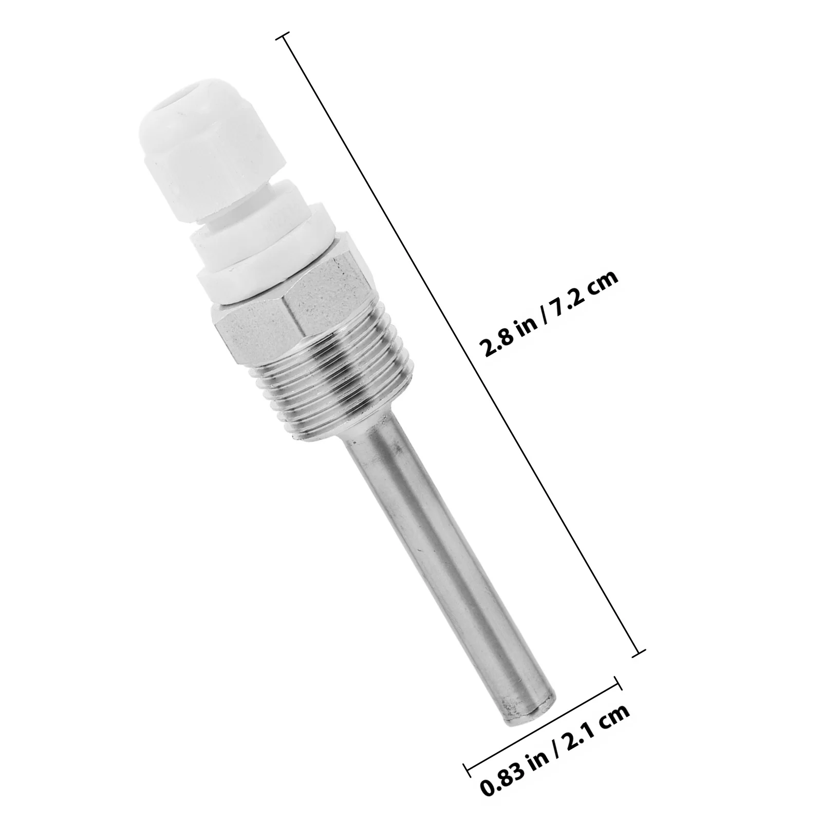 استشعار درجة الحرارة التحقيق الفولاذ المقاوم للصدأ كابل الغدة خزان المياه كابل الغدة الإسكان ملحق الغمر كم 1/2