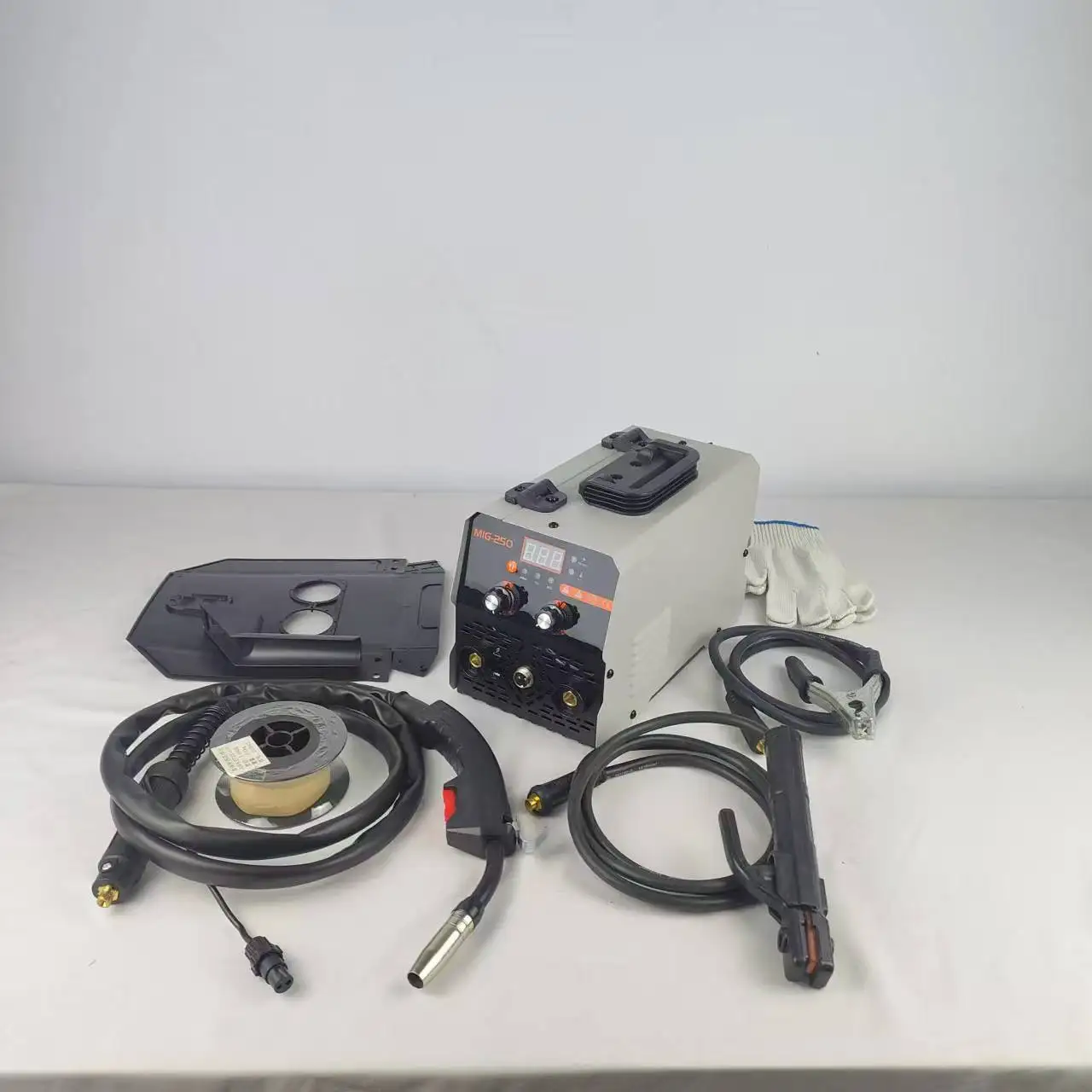 NB250 Gasless MIG Welder Full Set Portable Household Multifunctional Gas‑Shielded Welding Machine