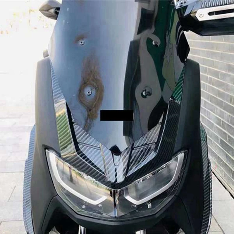 Motorcycle Windshield Guard Cover For Yamaha NMAX155 NMAX 155 2020 2021 Front Mask Head Upper Center Cover Accessories