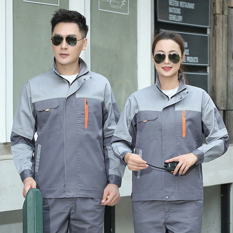 Agriculture Worker Work Clothing Uniforms Wear-Resistant Welding Suit Electric Repairmen Coveralls Automotive Mechanical Coat